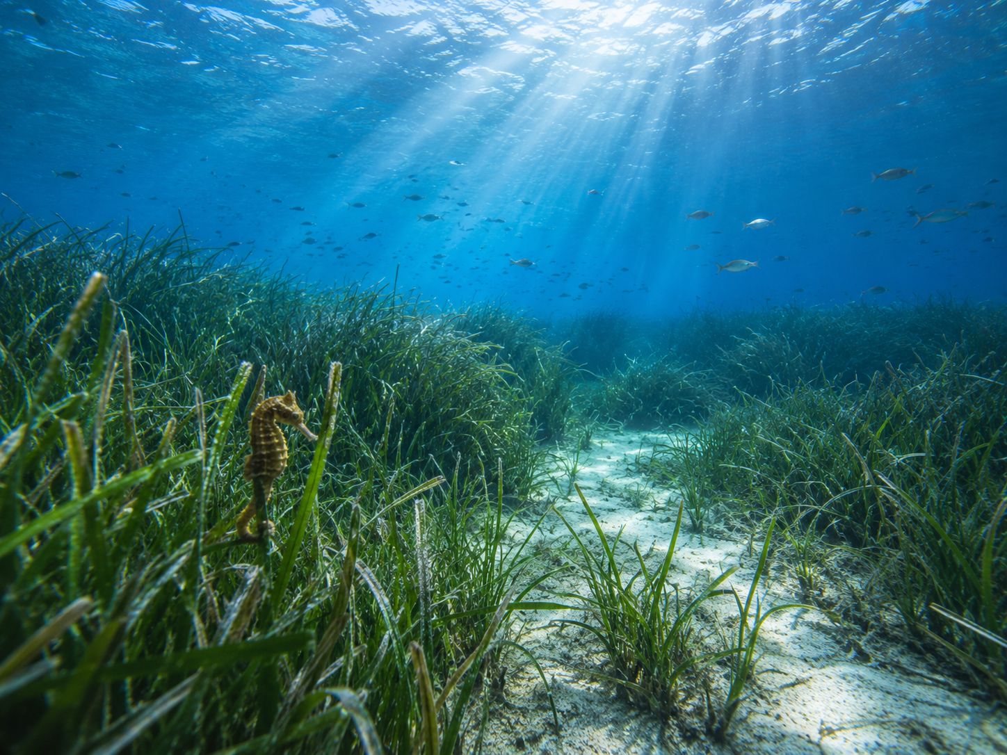 Pradera de posidonia